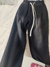 鴻星爾克運動(dòng)褲男冬季加厚加絨針織長(cháng)褲束腳收口跑步男褲保暖休閑褲子男 曬單實(shí)拍圖