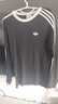 阿迪達斯（adidas）三葉草系列 男 3S LS TEE 長(cháng)袖T恤 KE3546 黑色 S 曬單實(shí)拍圖