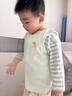 丸圖 ONETU兒童背心新生兒馬甲春款嬰兒衣服兩面穿保暖護肚上衣小綠龍100 曬單實(shí)拍圖