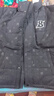 gxgjeans男裝2024年冬季新款滿(mǎn)印立領(lǐng)短款羽絨服 黑色-3 175/L 曬單實(shí)拍圖