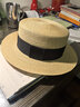 Mr DUCK明星同款 輕奢特細手工編麥稈草帽女法式氣質(zhì)平頂禮帽多尺碼帽子 曬單實(shí)拍圖