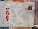 名創(chuàng  )優(yōu)品（MINISO）100%純棉床單單件全棉被單230x250cm家用雙人1.8x2米床 曬單實(shí)拍圖