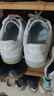 adidas「面包鞋」COURTIC經(jīng)典運動(dòng)板鞋男女阿迪達斯官方三葉草 淺綠/奶油白   42.5 曬單實(shí)拍圖