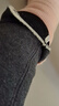 古今（GUJIN）加絨加厚保暖褲女秋冬純棉褲打底褲外穿高腰收腹提臀瑜伽XL 曬單實(shí)拍圖