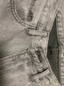 優(yōu)衣庫常規款男裝女裝寬松直筒牛仔褲/水洗產(chǎn)品475551 02 淺灰色 28 /160/70A 曬單實(shí)拍圖