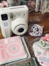 富士膠片instax立拍立得mini SE一次成像相機傻瓜旅游照相機相紙套裝 白色云朵時(shí)光標配 曬單實(shí)拍圖