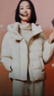 美力城暖天鵝羽絨服女裝短款極地鵝絨百搭保暖外套潮流休閑風(fēng)韓版108 鈦金白 M （110-120斤） 曬單實(shí)拍圖