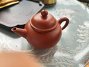 縱歡宜興紫砂壺水平壺純全手工原礦朱泥家用高端茶壺茶具套裝精品禮品 一壺三杯 200ml 曬單實(shí)拍圖