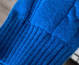 初語(yǔ)復古絞花肌理針織衫女2025春季新款短款通勤開(kāi)衫外套 寶藍色  XL  曬單實(shí)拍圖