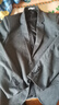 羅蒙（ROMON）男士休閑西服秋冬新款加棉加厚毛呢西裝外套青年商務(wù)百搭男裝上衣 10131/617深灰色 2XL 曬單實(shí)拍圖