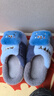 小豬班納男女寶室內外穿居家兒童保暖軟底可愛(ài)卡通毛絨棉拖鞋 藍灰色 28 曬單實(shí)拍圖