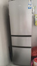 統帥（Leader）海爾冰箱出品悅享系列218L三門(mén)小冰箱家用直冷軟冷凍冰箱BCD-218LLC3E0C9以舊換新 曬單實(shí)拍圖