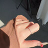 維拉帝（Verratti）細戒指女【925銀】小眾冷淡風(fēng)時(shí)尚指環(huán)食指戒送女友女神節禮物  時(shí)尚鑲鉆戒指 曬單實(shí)拍圖