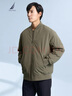 諾帝卡（NAUTICA）【商場(chǎng)同款】秋冬新款防輕濺水立領(lǐng)隱藏帽厚外套棉服男JC4302 卡其2BN M 曬單實(shí)拍圖