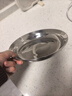 美廚（MAXCOOK）加厚304不銹鋼盤(pán)碟 盆碟20CM MCWAPD20 加寬加深 耐摔 曬單實(shí)拍圖