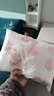 棉加加（Cotton++）紗布浴巾6層嬰兒純棉寶寶全棉100%新生兒童3-6-12歲洗澡包被裹巾 萌熊粉【a類(lèi)6層一體超柔110*110 cm拉伸尺寸 曬單實(shí)拍圖