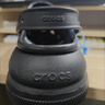 卡駱馳（CROCS）貝拉洞洞鞋厚底拖鞋|210062 黑色-001    36 /37(220mm)   曬單實(shí)拍圖