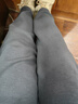 優(yōu)衣庫常規款女裝直筒褲/內里搖粒絨保暖479695 08 深灰色 L /160/72A 曬單實(shí)拍圖