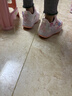 2026新款四季拉布布暴走鞋女童溜冰鞋兒童網(wǎng)面運動(dòng)滑輪鞋四輪隱形 櫻花粉色 35 內長(cháng)22.5cm 曬單實(shí)拍圖