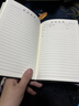 嘉然恒 會(huì )議記錄本加厚筆記本本子商務(wù)辦公文具開(kāi)會(huì )工作記事本皮質(zhì)本子定制A5黑色 曬單實(shí)拍圖