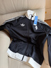 adidas尤文圖斯足球休閑文化復古連帽夾克外套男秋冬新款阿迪達斯 曬單實(shí)拍圖