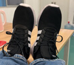 阿迪達斯（adidas）男鞋跑步鞋運動(dòng)鞋輕便減震防滑休閑鞋 黑/白 44.5 曬單實(shí)拍圖