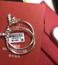 老銀匠s999足銀手鐲百?；ㄉ忚K銀送新生兒寶寶銀手鐲滿(mǎn)月周歲禮物 曬單實(shí)拍圖