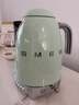 SMEG/斯麥格復古電熱水壺KLF04燒水養生壺大容量家用不銹鋼恒溫泡茶咖啡自動(dòng)斷電保溫生日喬遷新婚禮物 1.7L 淡綠色 曬單實(shí)拍圖