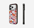 CASETIFY Hello Kitty x CASETiFY 三麗鷗聯(lián)名 貼紙 適用于iPhone17/16/15 Air/Pro/Max手機殼 透明黑框Magsafe iPhone 17 Pro  曬單實(shí)拍圖