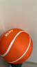 安踏（ANTA）靜音球兒童布藝5號靜音籃球無(wú)聲玩具球訓練親子室內拍拍球 橙色 曬單實(shí)拍圖