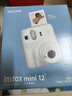 INSTAX富士instax立拍立得 一次成像相機 mini12（mini11升級款）茉莉白 曬單實(shí)拍圖
