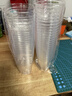 潔日邦一次性杯子八角式200ml*50只加厚水晶航空硬塑料野餐便攜透明水杯 曬單實(shí)拍圖