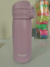 虎牌（TIGER）保溫杯清新簡(jiǎn)約風(fēng)便攜小巧彈蓋男女水杯MKR-W035-PRT玫瑰粉350ML 曬單實(shí)拍圖