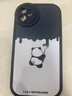 霸時(shí)代 適用 iPhone11手機殼蘋(píng)果11保護套硅膠軟殼防摔鏡頭全包小羊皮外殼女男款黑色粉刷熊 曬單實(shí)拍圖