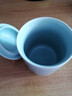涵青堂青瓷辦公杯帶蓋有柄泡茶杯龍泉窯陶瓷馬克杯中式家用水杯會(huì )議杯 弟窯粉青（無(wú)禮盒） 曬單實(shí)拍圖