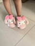 Hello Kitty女童棉拖冬季加絨保暖兒童室內防滑拖鞋親子居家鞋 25020FH 30 曬單實(shí)拍圖