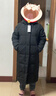 雪中飛【鵝絨】秋冬新款時(shí)尚百搭大口袋大長(cháng)款連帽女士羽絨服女 曬單實(shí)拍圖