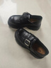 百麗（Belle）復古皮帶扣牛皮樂(lè )福鞋女2026春新商場(chǎng)同款厚底樂(lè )福鞋F2M1DAM6 黑色 36 曬單實(shí)拍圖