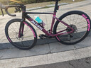 喜德盛公路自行車(chē)AD350碳纖前叉座管功率計齒盤(pán)鋁合金超輕氣動(dòng) 車(chē)厘紫 480mm（適合身高165-175cm） 曬單實(shí)拍圖