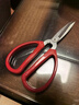張小泉 家用剪刀手工剪刀辦公剪刀紅色單把裝HBS-154 曬單實(shí)拍圖