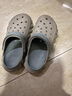 SNOOPY史努比童鞋男童拖鞋夏季時(shí)尚Q萌卡通洞洞鞋包頭沙灘鞋4901灰色38 曬單實(shí)拍圖