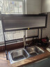 帥仕（shuaishi）廚房水槽置物架瀝水架洗碗碟架水池洗碗池收納架 加高款85長(cháng) 曬單實(shí)拍圖