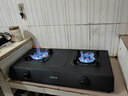 萬(wàn)和（Vanward）【黑色小方鼎 臺灶D9】梅賽思系列家用大火力燃氣灶臺式雙灶62%熱效率天然氣灶具免開(kāi)孔 液化氣 曬單實(shí)拍圖