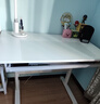 黑白調A2學(xué)習桌書(shū)桌兒童桌椅實(shí)木升降桌子寫(xiě)字桌電腦桌進(jìn)口橡膠木1m 曬單實(shí)拍圖