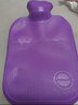 為伴 仿兔絨注水熱水袋暖水袋暖手寶寶女生防爆姨媽神器紫色1000ml 曬單實(shí)拍圖