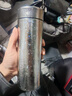 希諾（heenoor）保溫杯鈦杯高檔商務(wù)車(chē)載水杯男過(guò)濾泡茶杯子X(jué)N-T312沁雪銀 450mL 曬單實(shí)拍圖