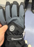 目丸保暖手套男女戶(hù)外冬天騎行防寒風(fēng)加絨厚觸屏女防水冬季棉滑雪手套 9#深灰色 深度暖手套-男款 曬單實(shí)拍圖