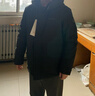 波司登（BOSIDENG）冬季羽絨服90絨男士寬松休閑加厚連帽圓領(lǐng)經(jīng)典休閑外套B250245111 黑色8056 M 175/96A 體重約130-140斤 曬單實(shí)拍圖