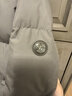 ELAND衣戀羽絨服女中長(cháng)款直筒連帽鵝絨保暖外套新款 灰色(15)Grey XS /155 曬單實(shí)拍圖