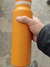 天喜一鍵開(kāi)蓋保溫杯男款戶(hù)外運動(dòng)水杯水壺學(xué)生上學(xué)辦公大容量水杯子 運動(dòng)橙 600ml 曬單實(shí)拍圖
